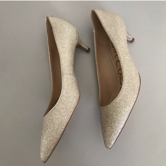 SAM Edelman Dori Pump GOLD JUTE size 9.5 New - Picture 8 of 9